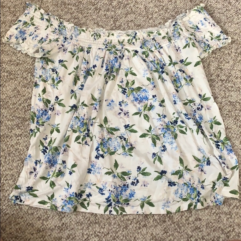 off the shoulder blouse